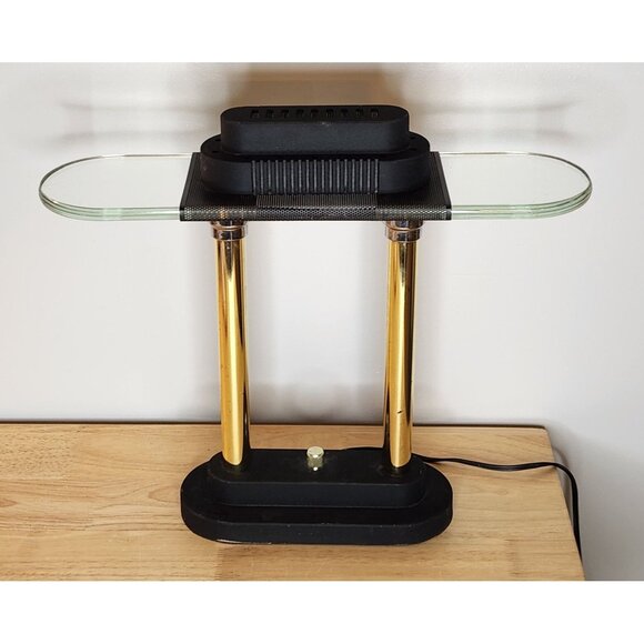 Halogen Desk Lamp ~ Art Deco Style ~ Robert Sonneman Design ~ UFO Lamp ~ Retro - Picture 3 of 10